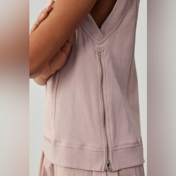 Daily Practice by Anthropologie Layered Short Sleeve Asymmetrical Dress Sz Small - Picture 4 of 11